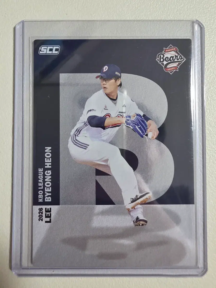 2026 kbo scc 이병헌 알파벳 카드 판매 두산베어스