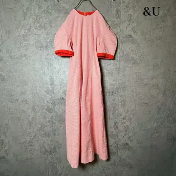 AND YOU 안드유 퍼프 슬리브 원피스 오렌지 N3464