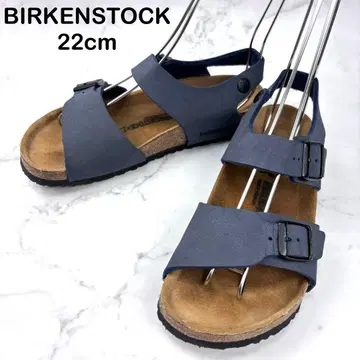 [ 새상품급 ] BIRKENSTOCK 밀라노 가죽 22 네이비 샌들
