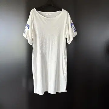 Samansa Mos2 화이트 면 튜닉