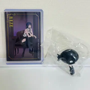 체인소 맨 레제 캡슐 피규어 컬렉션 금박 클리어 카드 로프트
