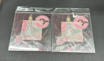 포켓몬 리리에 아크릴 스탠드 키링 2개 세트