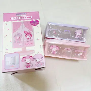 뽑기 산리오 마이멜로디 피아노짱 삼면경 체스트 3세트