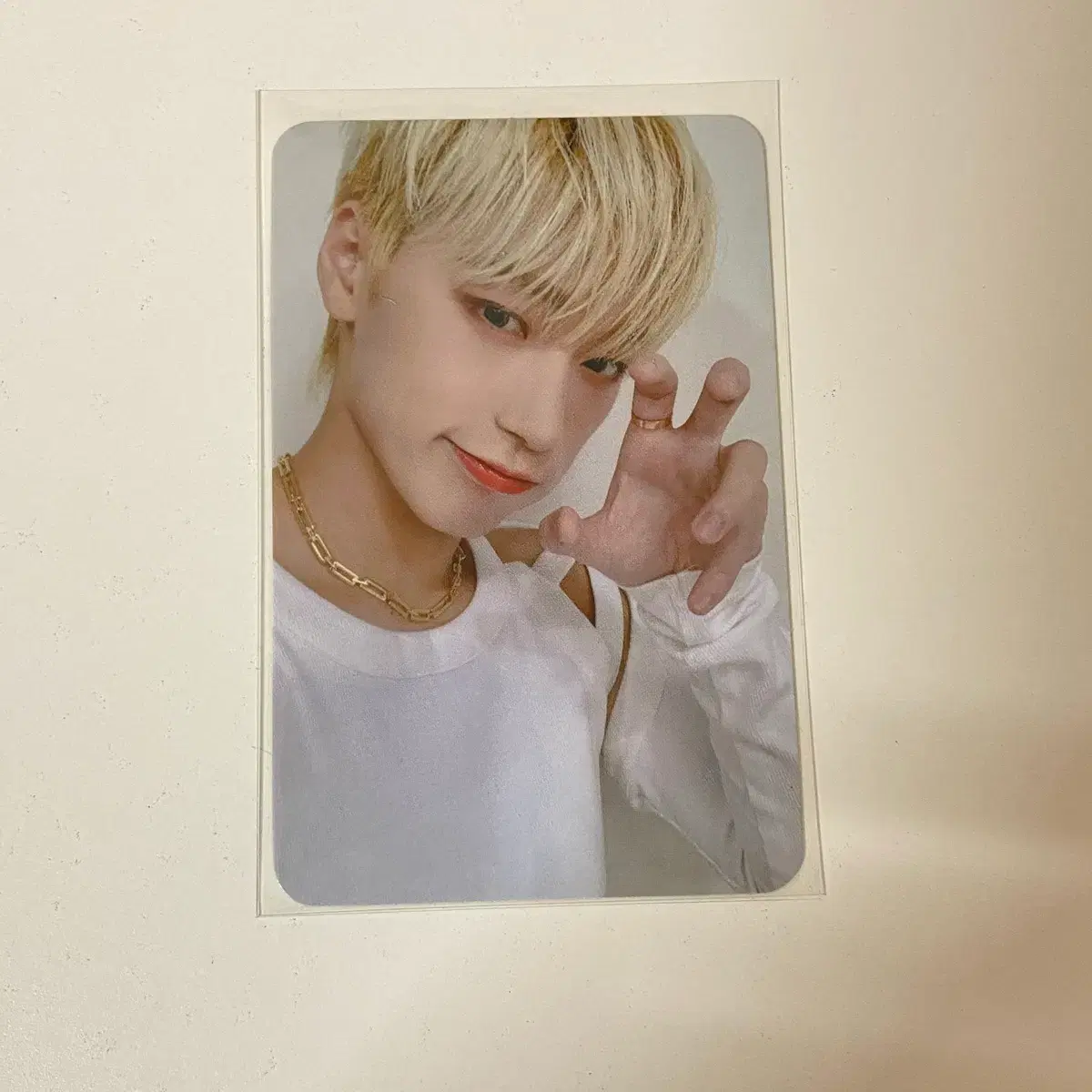 Ateez Choi San Signed Polaroid | Bunjang Global