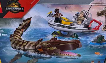 LEGO 쥬라기 월드 모사사우루스 보트 미션 76974