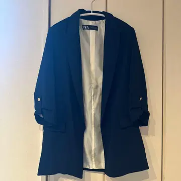 ZARA 네이비 테일러드 자켓 XS 사이즈