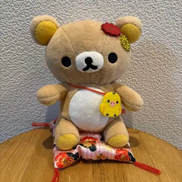 리락쿠마 봉제 인형 2017 방석에 앉아 있는 리락쿠마 San-X