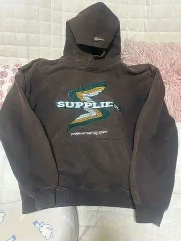 SUPPLIER 후드티 다크 브라운 Msize