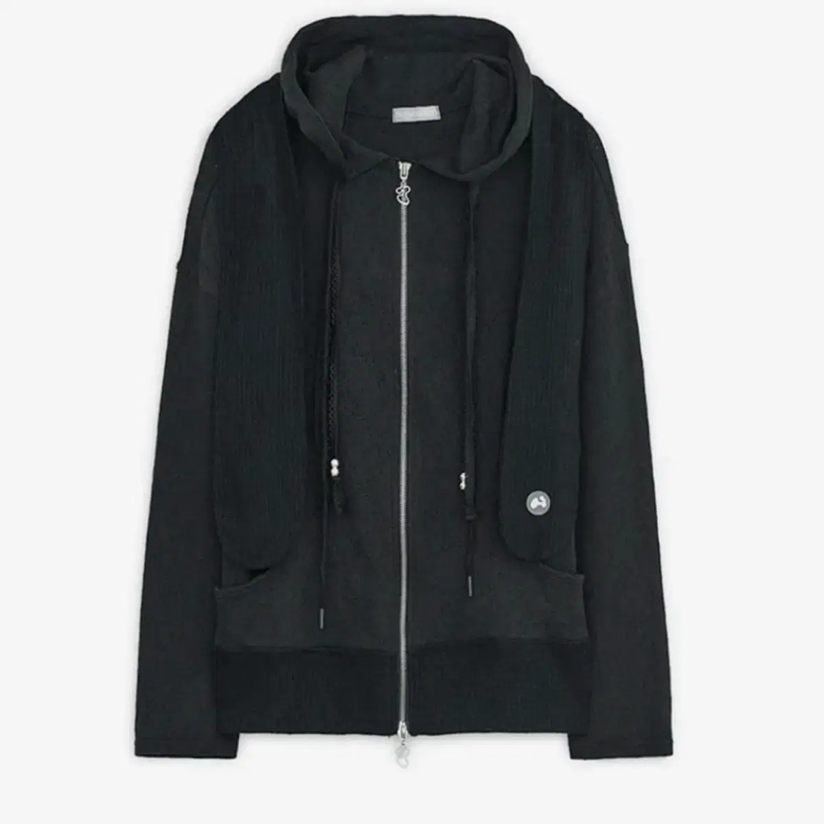 Hug Your Skin Hooded Zip-up Dark Gray hugyourskin | Bunjang Global
