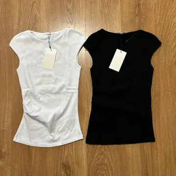 미사용 새상품 ZARA 반팔 T셔츠 2세트 M