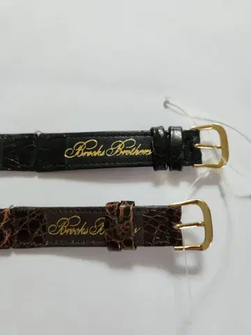 Brooks Brothers 가죽 시계 벨트 2개 세트