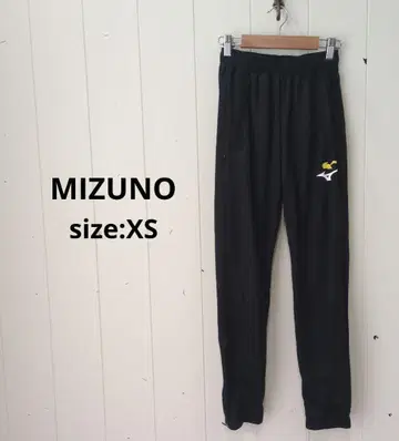 포켓몬 센터 미즈노 웜업 팬츠 블랙 XS 저지