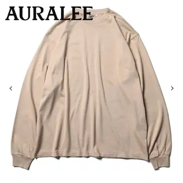 LUSTER PLAITING L/S TEE 핑크 베이지 4 사이즈