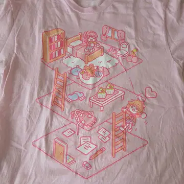 두근두근 문예부 나츠키 사요리 OMOCAT T셔츠