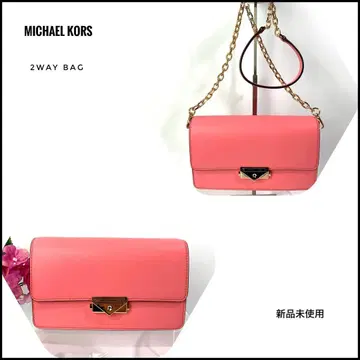 MICHAEL KORS 2WAY 숄더백 클러치 핑크 새상품