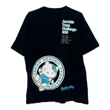 헬로키티 2003 T셔츠 헤이세이 레트로 Y2K M