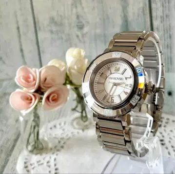 [ 레어 ] Swarovski 스와로브스키 손목시계 옥테아 남성용 SS