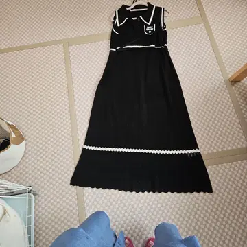 MARY QUANT 슬리브리스 원피스
