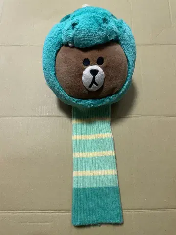 LINE FRIENDS 브라운 페어웨이 우드용 골프헤드커버