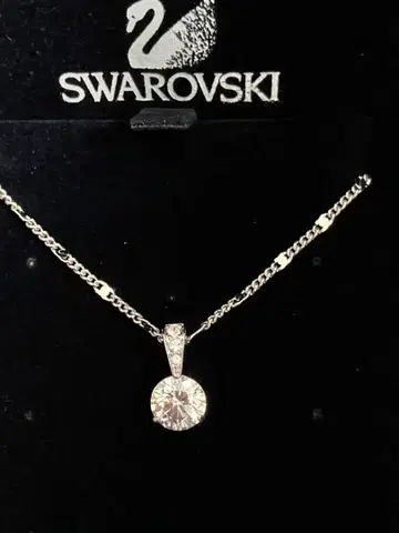 SWAROVSKI 스와로브스키 목걸이 싱글 볼 스와로브스키 클리어