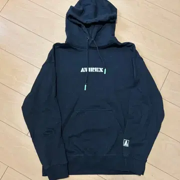 AVIREX 후드티 후드 부착 S 블랙