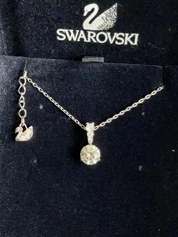 SWAROVSKI 스와로브스키 목걸이 싱글 볼 스와로브스키 클리어