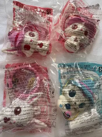Jewelpet 주얼펫 맥도날드 완구 4개 세트 미개봉