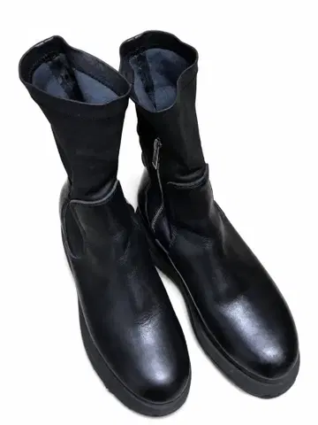 최종 가격 인하 / [새상품급] sacai 블랙 가죽 삭스 부츠 40