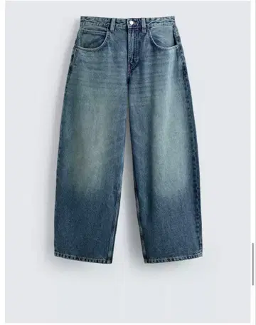 벌룬 핏 데님 팬츠 ZARA EU 44 (JP 34)