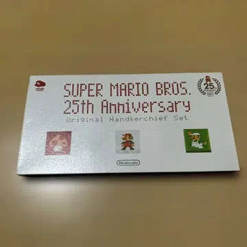 클럽 닌텐도 슈퍼 마리오 25주년 기념 손수건 3개 세트