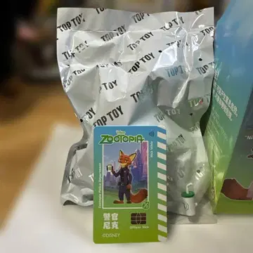 TOP TOY 주토피아 주디 닉 미개봉 ID 카드 포함