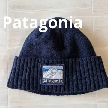 Patagonia 니트 모자 네이비