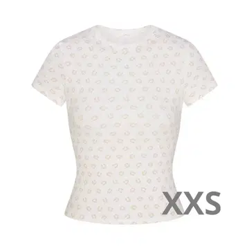 SKIMS 반팔 T셔츠 크루넥 XXS