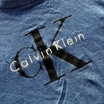 Calvin Klein 캘빈클라인 t셔츠 빅 로고 usa제 구제 의류