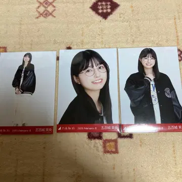 노기자카46 이오키 마오 브로마이드 바시티 자켓 컴프
