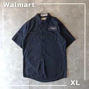 90s Aramark Walmart 워크 셔츠 반팔 기업 상품 빅 사이즈