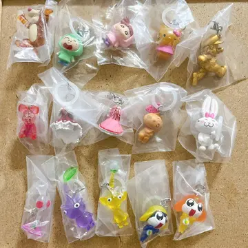메지루시 묶음 판매 15점 짱구 개구리 중사 케로로 키티 피크민 가챠