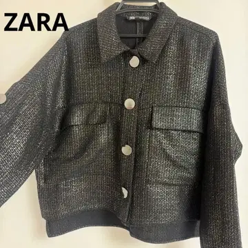 ZARA 라메 믹스 트위드 자켓