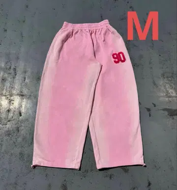 90 넘버링 스프레이 스웻 팬츠