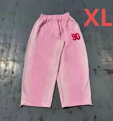 90 넘버링 스프레이 스웻 팬츠