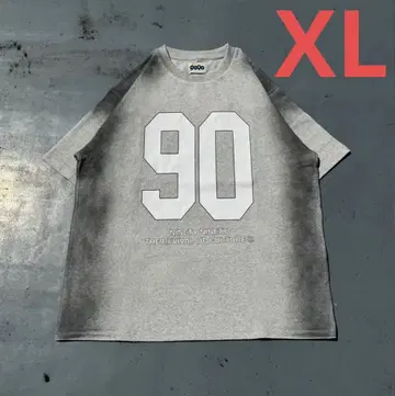 90 넘버링 스프레이 스웨트 티