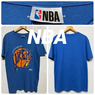 빈티지 NBA 남성용 XS 반팔 티셔츠 농구 레이커스