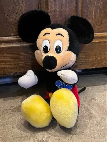 80s 빈티지 미키마우스 봉제 인형 Disney