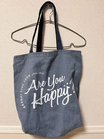 [ 아라시 굿즈 ] Are You Happi? 토트백