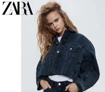 ZARA 크롭 데님 자켓