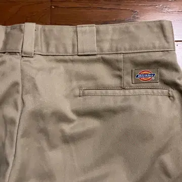 Dickies 탈론 지퍼 베이지 치노 팬츠 스트레이트 핏