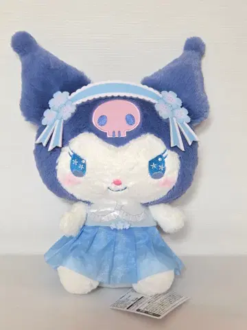산리오 쿠로미 네모필라 BIG 봉제 인형 파란색 SANRIO Kuromi