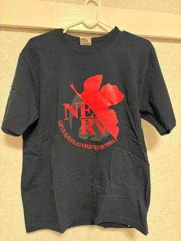 신세기 에반게리온 NERV 티셔츠 M 사이즈