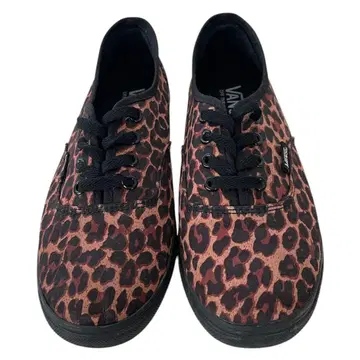 VANS 레오파드 무늬 스니커즈 오센틱