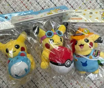한국 한정판 봉제 인형 피카츄 포켓몬 올리브영 올리브영 마릴